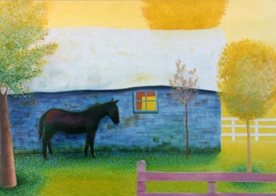 Horse and Shed by Fran Sowton